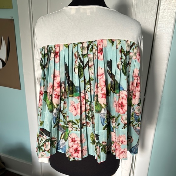 Ted Baker Ferliss Nectar Back-Pleat cherry blossom and bird Cardigan 2 - Picture 3 of 7